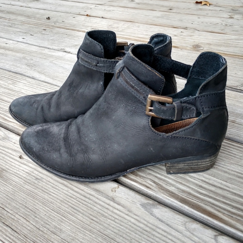 Seychelles Womens Tourmaline Suede Ankle Boots